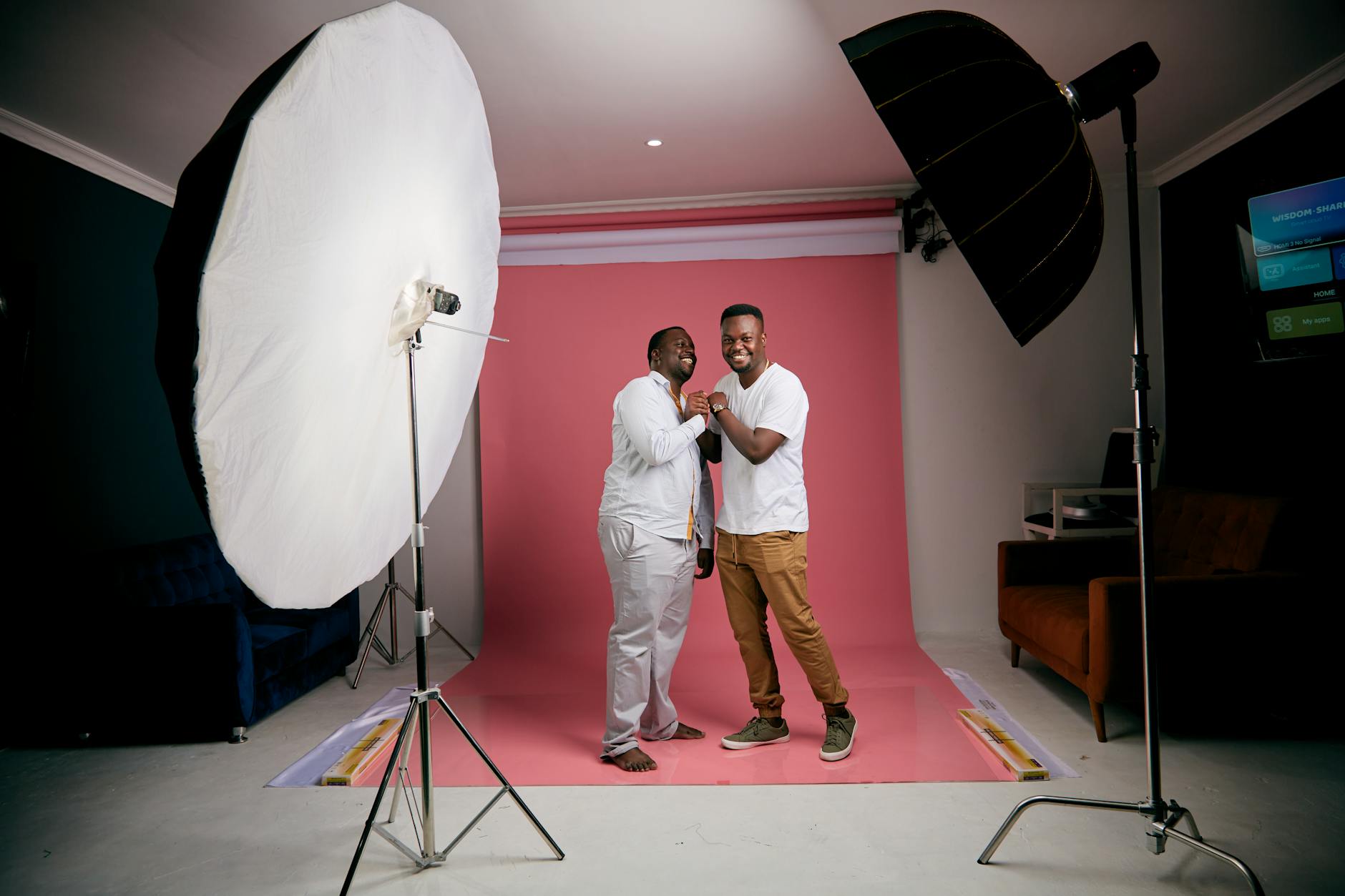 Creative photographer planning shoot